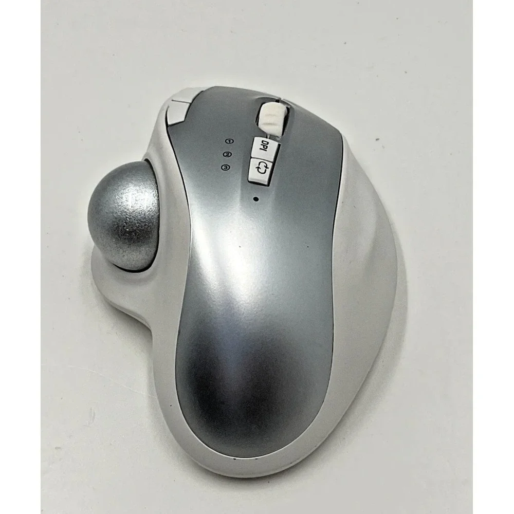 MT50 Wireless Trackball Mouse Ergonomic Silver Multi-Device‎